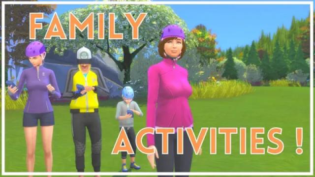 NOUVEAU MOD SIMS 4 : FAMILY ACTIVITIES / SORTIES EN FAMILLE ! FR ENG GER RU ! FREE !