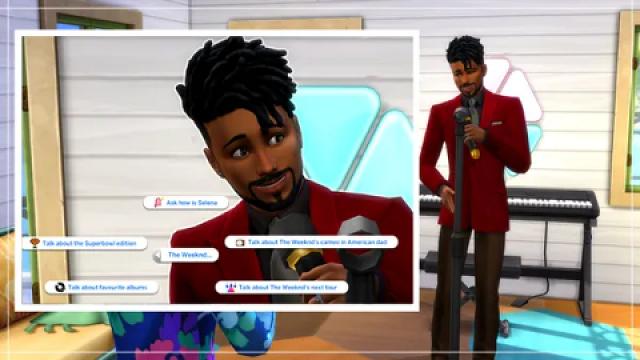 Inviter The Weeknd avec interactions personnalisées ! Spawn the Weeknd on your lot with special interactions !
