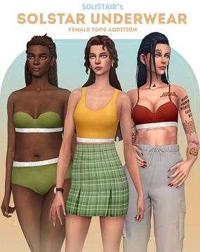 SOLSTAR Underwear for Women - Tops!