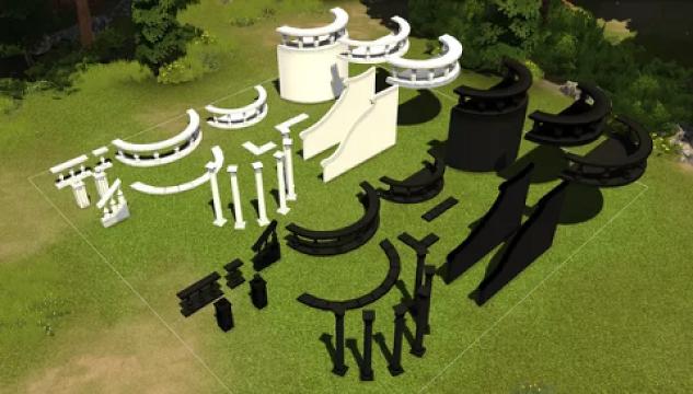 Object: LunaSims' Balcony & Fences