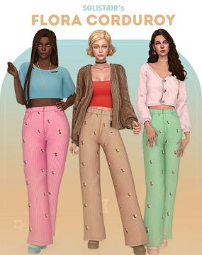 Flora Corduroy Pants