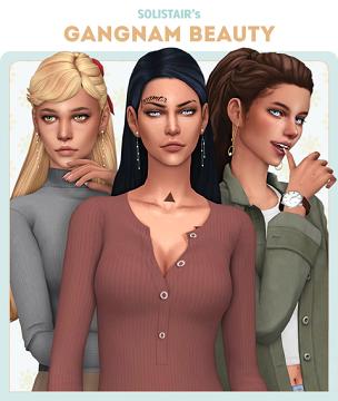 Gangnam Beauty Earrings (set of 3!)