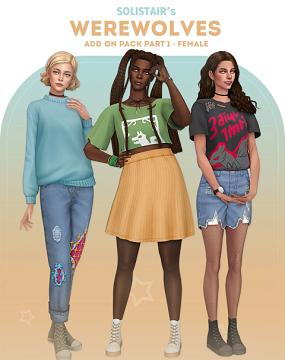 Werewolves Add-on Pack PART 1 - FEMALE!
