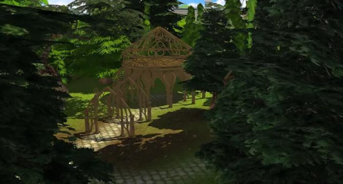 Object: LunaSims' Elven Decor