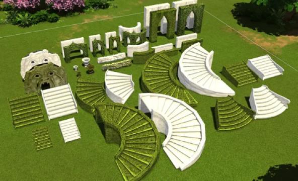 Object: LunaSims' Outdoor Grass Deco