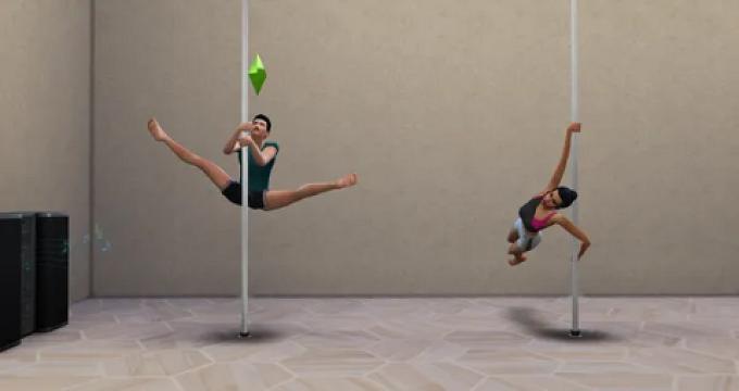 Artistic Pole Dance Animation