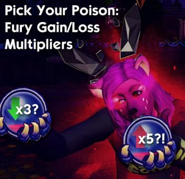 Werewolf Fury Gain/Loss Multipliers