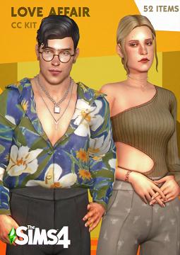 LOVE AFFAIR - CC Kit | 52 Items