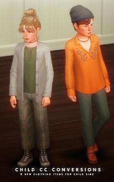 Child Clothing Conversion - Part 1 (8 items)