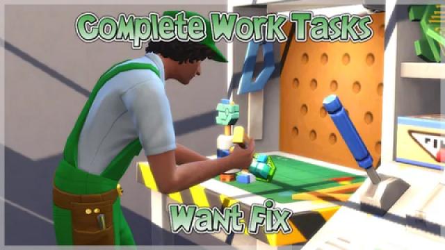 Work Tasks Fix