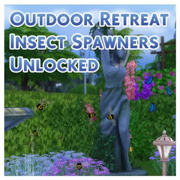 Outdoor Retreat Insect Spawners Unlocked