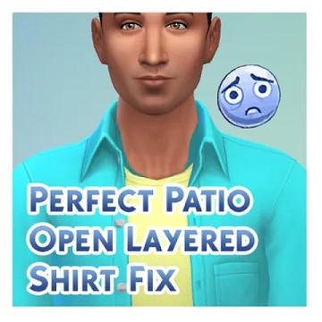 Perfect Patio Open Layered Shirt Fix