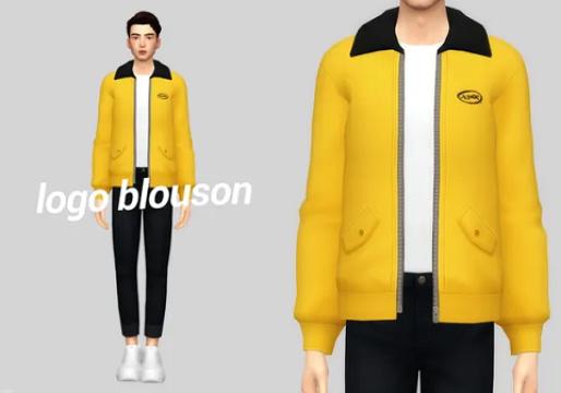logo blouson