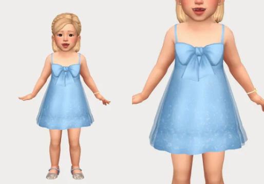 tulle bow dress