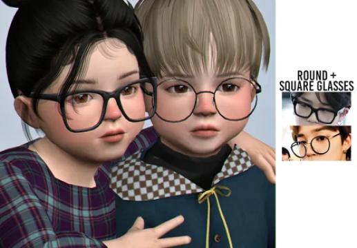 round & square glasses (reupload)