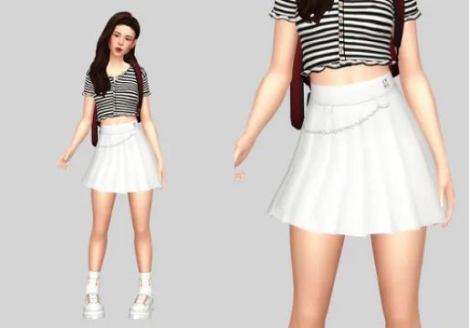 tennis chain skirt