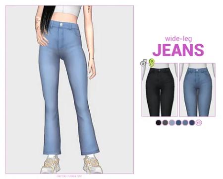 WIDE-LEG JEANS