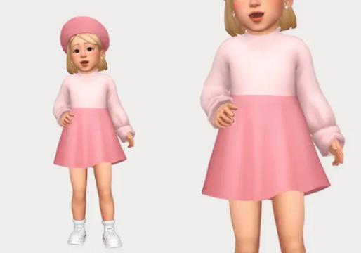 sweet dress & beret