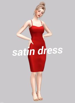 satin dress
