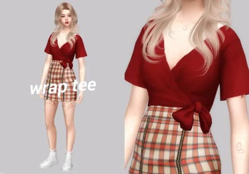 wrap tee