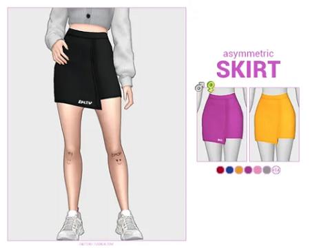 ASYMMETRIC SKIRT