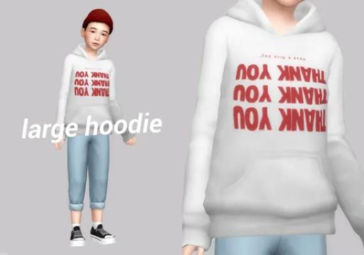 large hoodie (children)