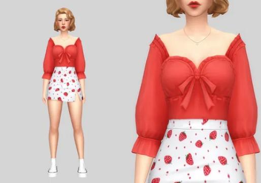 frilly chemise