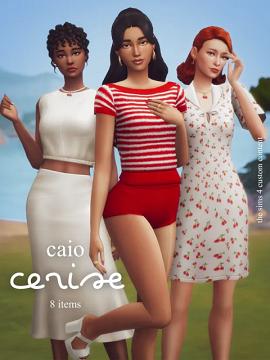 Cerise: A 8 items set 