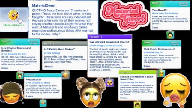 Material Gworl - Trait