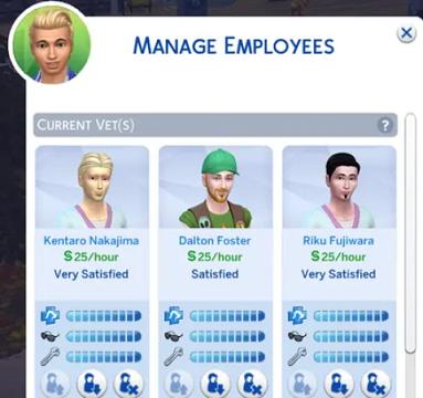 Employee Satisfaction, Retail, Vet, Restaurant