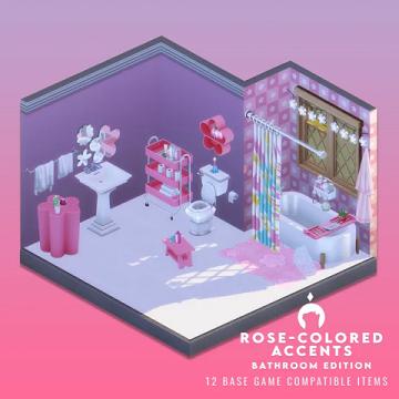 Rose-Colored Accents: Bathroom Edition 