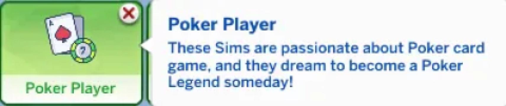 Poker Player Trait