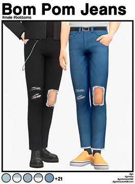 [Dyoreos] Bom Pom Jeans
