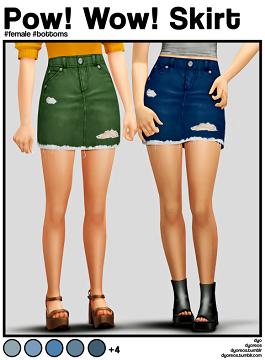 [Dyoreos] Pow! Wow! Skirt