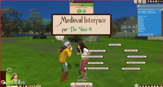 Medieval Interface for The Sims 4 (November 10, 2023) [Public version]
