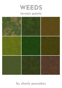 weeds - custom terrain paint - download