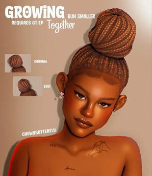 growing together bun smaller