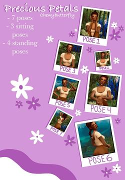 Precious Petals poses