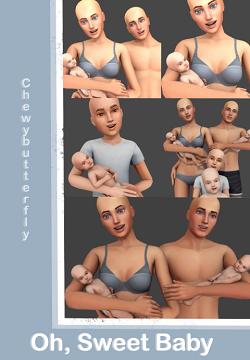 Oh, Sweet Baby poses