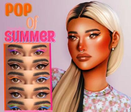 Pop of summer mini liner set