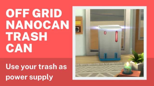 Off Grid NanoCan Trash Can
