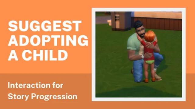 Suggest Adopting a Child Interaction
