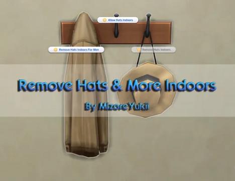 Remove Hats & More Indoors