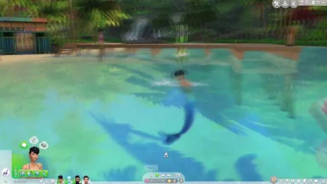 Mermaid Transformation VFX