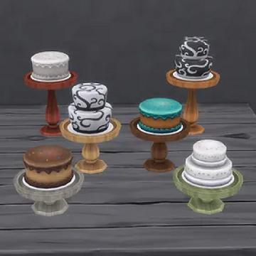 Wooden Cake Stands