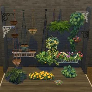 French Quarter Hanging Plants