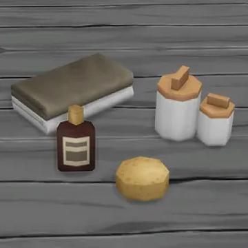 Tiny Living Bathroom Clutter