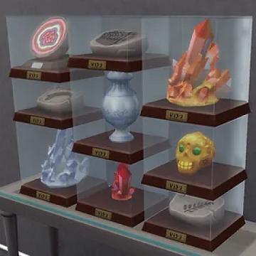 Antique Glass Displays
