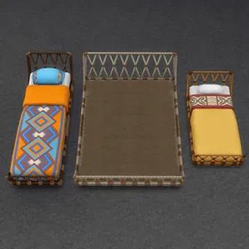 Wicker of the Wisp Bed Set
