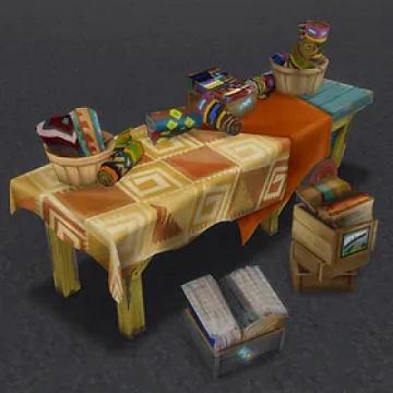 Selvadoradian Craft Table & Clutter